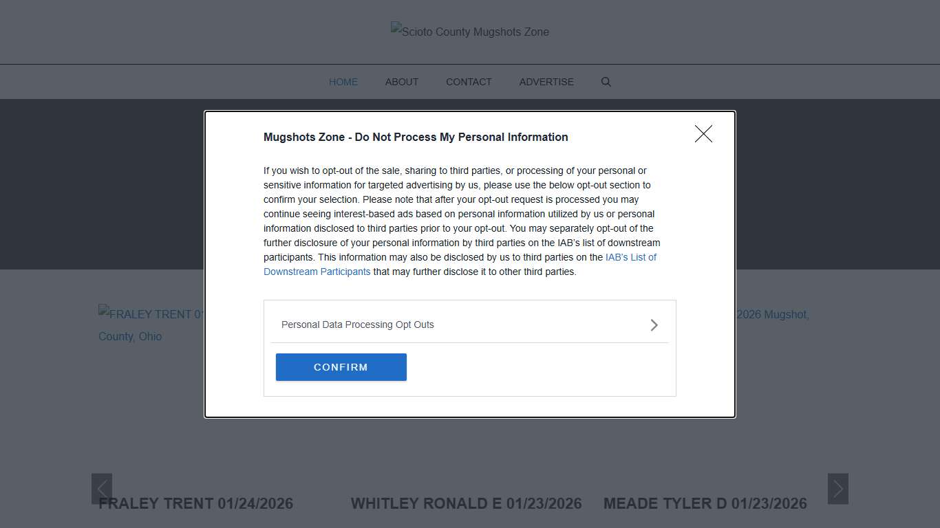 Scioto County Mugshots Zone